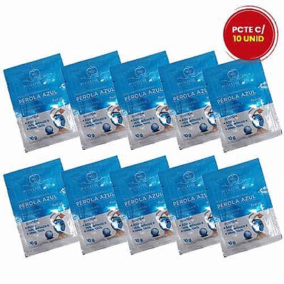 Máscara Hidroplástica Pérola Azul Peel Off Phállebeauty PH0515 - Pcte c/ 10 unid