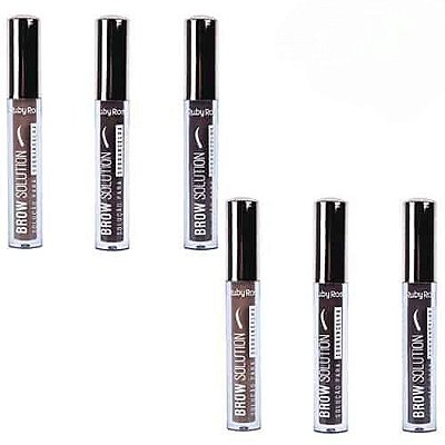 Solução para Sobrancelhas Brow Solution Ruby Rose HB-8403 - Kit c/ 06 unid