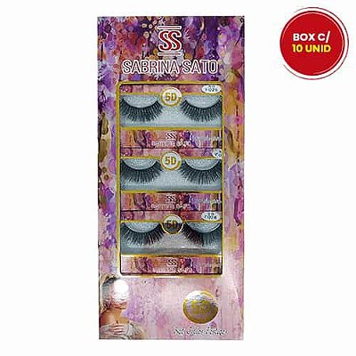 Cílios Postiços 5D-F026 Sabrina Sato SS-1451 - Box c/ 10 unid