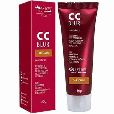 CC Blur Primer Facial Cor N° 04 Escuro Max Love