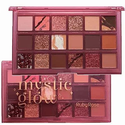 Paleta de Sombras Mystic Glow Ruby Rose HB-1068
