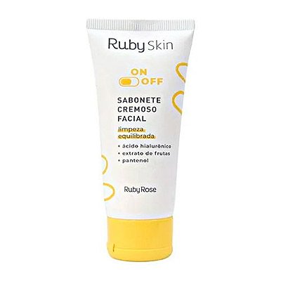 Sabonete Cremoso Facial ON OFF Ruby Rose HB-327
