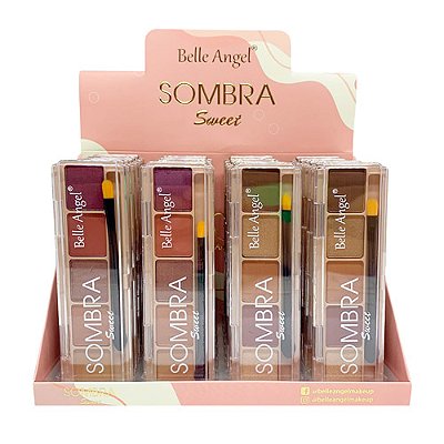 Paleta de Sombras Sweet Belle Angel B090 - Box c/ 24 unid