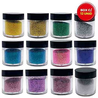 Glitter para Maquigem Bilansy 26370-13 - Box c/ 12 unid