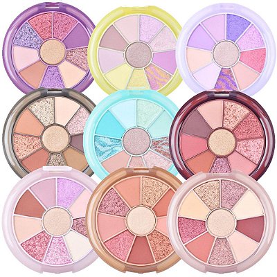 Kit de Sombras e Highlighter Ruby Rose HB-1075 - Kit c/ 09 unid