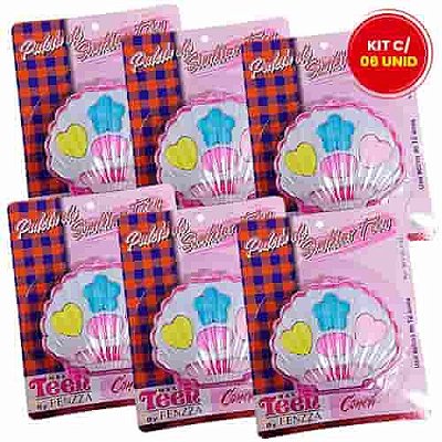 Paleta de Sombras Teen Concha Fenzza SKV12011123 - Kit c/ 06 unid