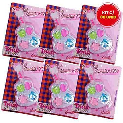 Paleta de Sombras Teen Guitarra Fenzza SKV12011120 - Kit c/ 06 unid