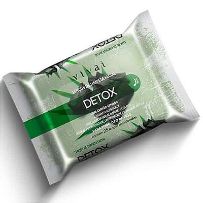 Lenço de Limpeza Facial Detox Vivai 5020.1.1