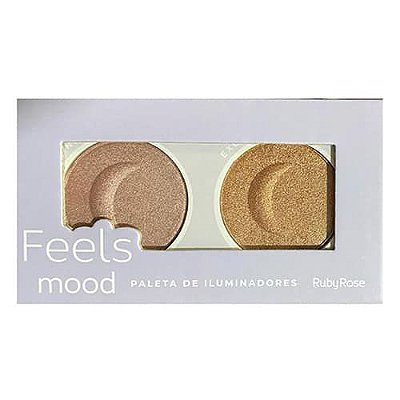 Paleta de Iluminadores Dark Feels Mood Ruby Rose HB-7525