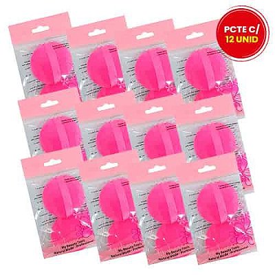 Kit com 2 Esponjas de Maquiagem WL-055-3 - Pcte c/ 12 unid
