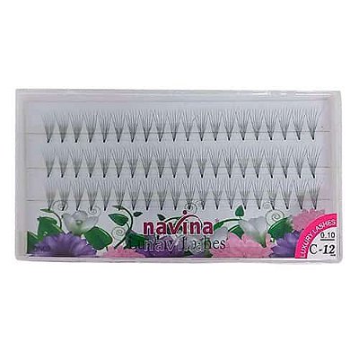 Cílios Postiços em Tufo 12mm Navina DF-CR15108