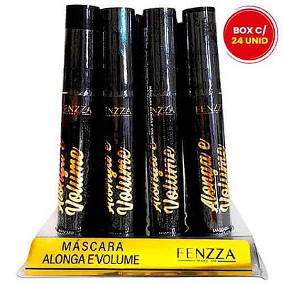 Máscara para Cílios Alonga e Volume Fenzza FZ12009 - Box c/ 24 unid