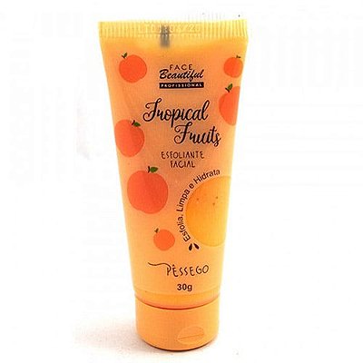 Esfoliante Facial Pêssego Tropical Fruits Face Beautiful FB164