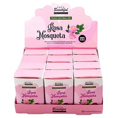 Óleo Natural de Rosa Mosqueta Face Beautiful FB192 - Box c/ 12 unid