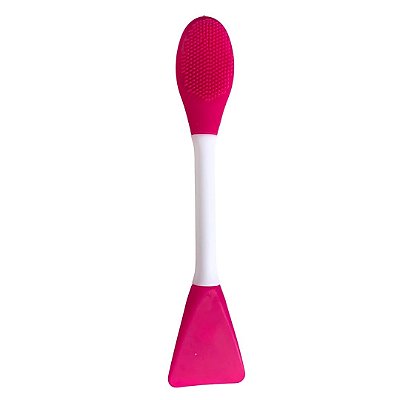 Espátula e Escova de Silicone para Limpeza Facial