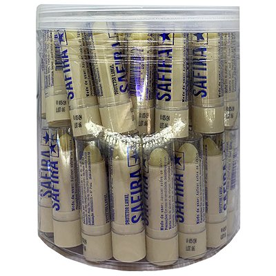 Manteiga de Cacau Protetor Labial Safira - Pote c/ 75 unid