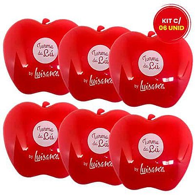 Kit Maquiagem Maçãzinha Teen Turma da Lú LT645 Luisance - Kit c/ 06 unid
