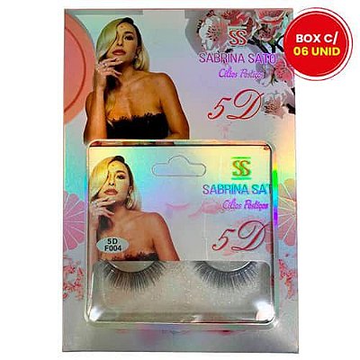 Cílios Postiços 5D F004 Sabrina Sato SS-1751 - Box c/ 06 unid