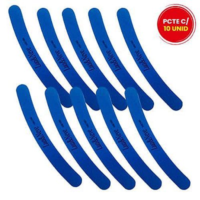 Lixa Banana para Unhas 100/180 Lua & Neve LB867-417-5-4 - Pcte c/ 10 unid