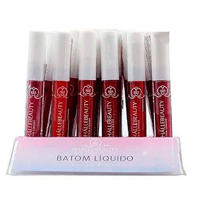 Batom Líquido Efeito Matte Phállebeauty PH0311 - Box c/ 30 unid