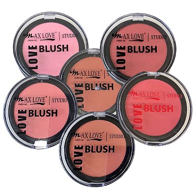 Blush Powder Cor 100 ao 105 Max Love - Kit c/ 06 unid