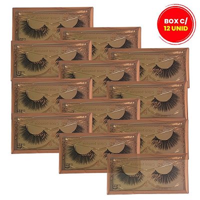 Cílios Postiços 6D Ruby Anjo RA-196-1 - Box c/ 12 unid
