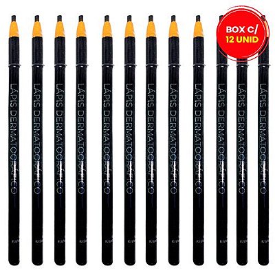 Lápis Dermatográfico Universal para Sobrancelhas Bella Femme BF10107 - Box c/ 12 unid