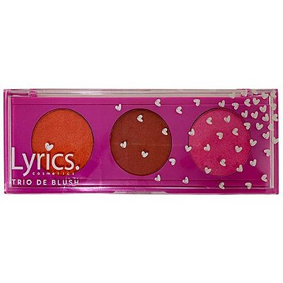 Paleta Trio de Blush Lyrics LY0127