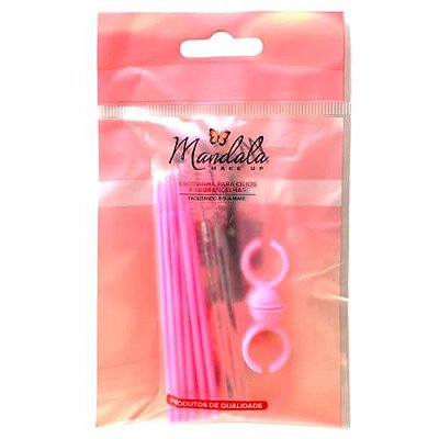 Kit de Escovinhas para Cílios e Sobrancelhas Mandala FP-260