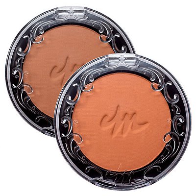 Pó Facial Compacto para Contorno Cor 01 e 02 Max Love - Kit c/ 02 unid