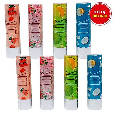 Lip Balm Tint Luk LU005 - Kit c/ 08 unid