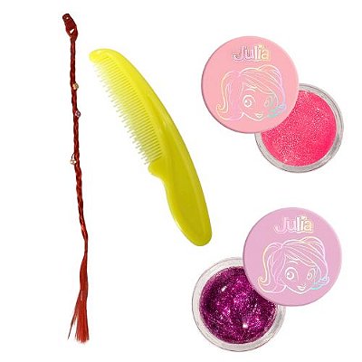 Kit Cabelo Fashion Infantil Julia City Girls CGK023