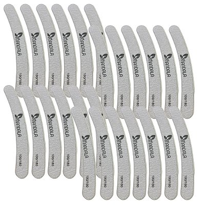 Lixa de Unha Banana 100/180 Mandala MM4088 - Pcte c/ 25 unid