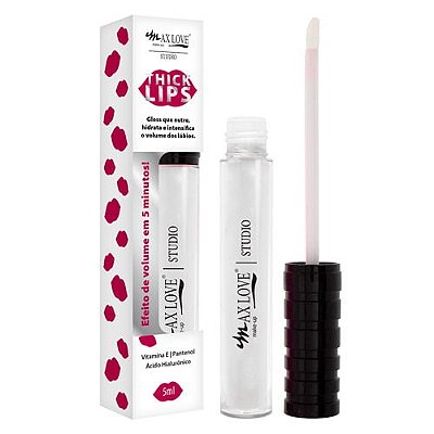 Gloss Thick Lips Efeito Volume Cor 205 Max Love