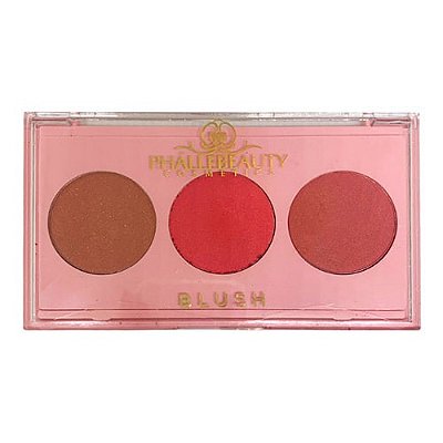 Paleta de Blush #TrabalhadanaBeleza Phállebeauty PH0318