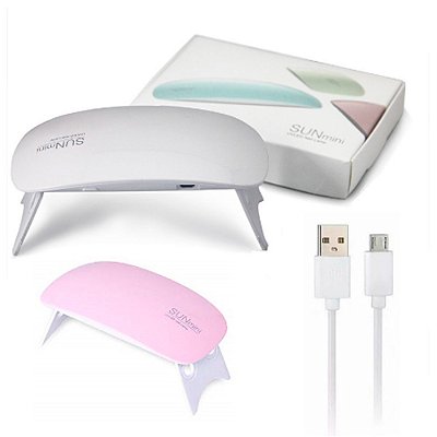 Mini Cabine de LED para Secagem de Unhas