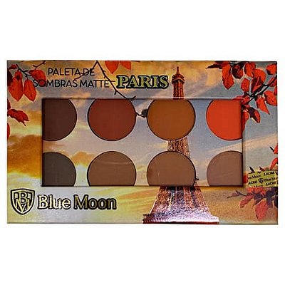 Paleta de Sombras Matte Paris Blue Moon BM-7802