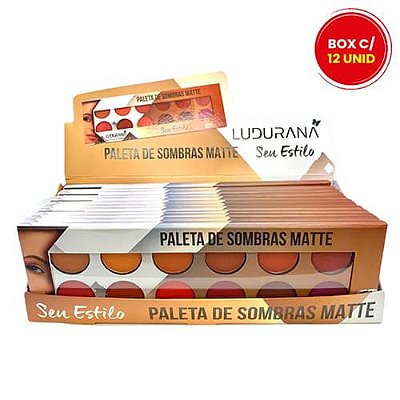 Paleta de Sombras Seu Estilo Ludurana B00221 - Box c/ 12 unid