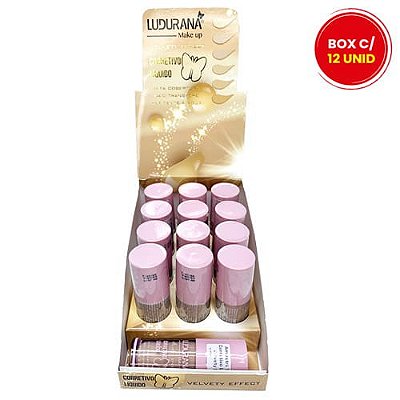 Corretivo Líquido Velvety Effect Cor 06 Ludurana B00132 - Box c/ 12 unid