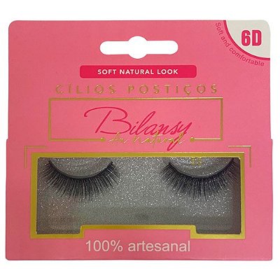 Cílios Postiços Soft Natural Look 6D-55 Bilansy BC075-10
