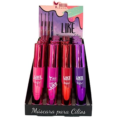 Máscara para Cílios Like Bello Charme BC28 - Box c/ 24 unid