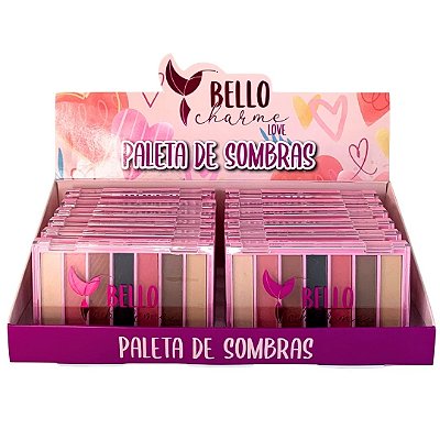 Paleta de Sombras Love Bello Charme BC07 - Box c/ 12 unid