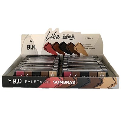 Paleta de Sombras Like Bello Charme BC29 - Box c/ 12 unid