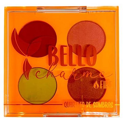 Quarteto de Sombras Fire Bello Charme BC04