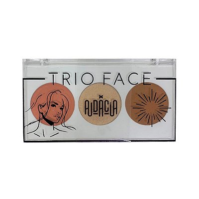Trio de Blush, Iluminador e Contorno Face Cor 02 Audácia