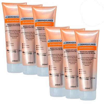 Gel Demaquilante Antioxidante Max Love - Kit c/ 06 unid