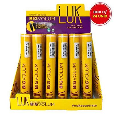Máscara para Cílios Big Volum Luk - Box c/ 24 unid
