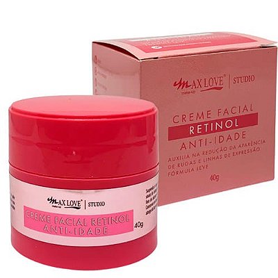 Creme Facial Retinol Anti-Idade Max Love