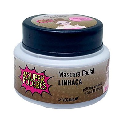 Máscara Facial Linhaça Super Poderes LINSP01