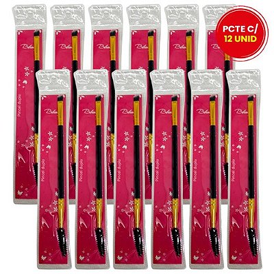 Pincel Duplo Escova e Chanfrado Bilansy BP061-2 - Pcte c/ 12 unid